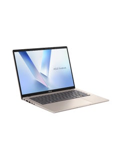 ASUS Vivobook 14 Laptop With 14-Inch Display, Snapdragon X X126100 Purwa SE Processor/16GB RAM/1TB SSD/Intel UHD Graphics/Windows 11 Home English/Arabic Platinum Gold  - Image 3