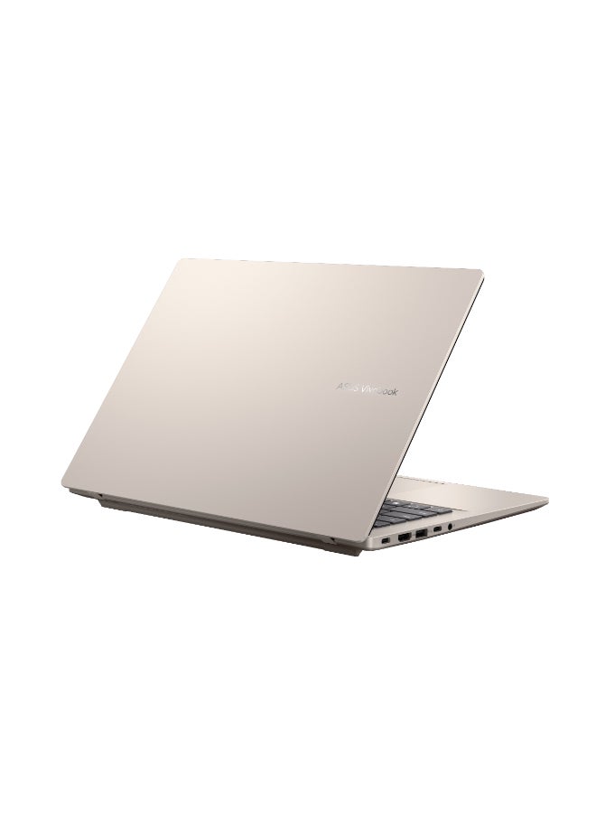 Vivobook 14 Laptop With 14-Inch Display, Snapdragon X X126100 Purwa SE Processor/16GB RAM/1TB SSD/Intel UHD Graphics/Windows 11 Home English/Arabic Platinum Gold image 9