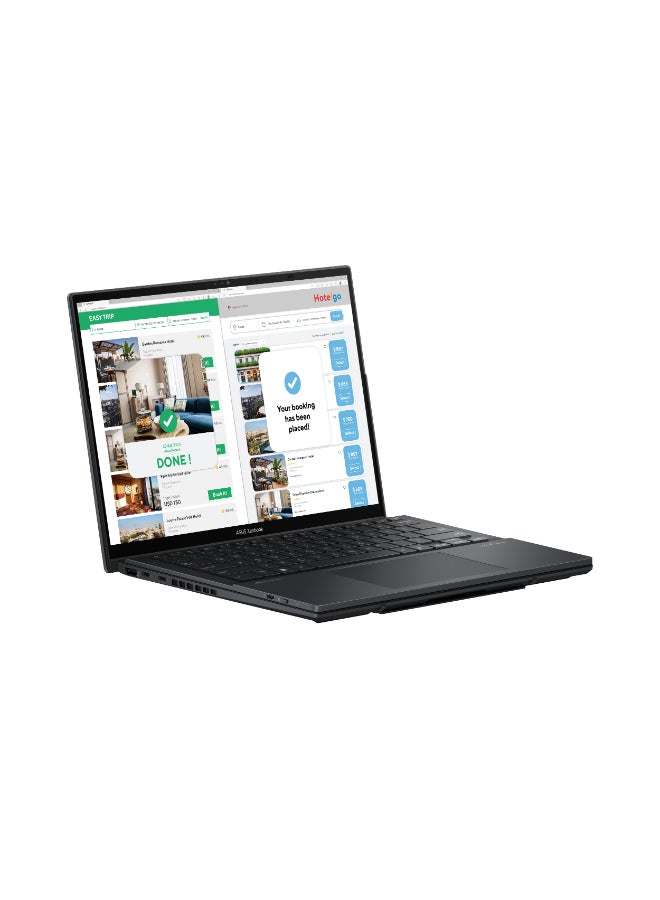 ASUS - Zenbook Duo Laptop With 14-Inch Display, Core Ultra 7-255H Processor/32GB RAM/1TB SSD/Intel UHD Graphics/Windows 11 Home English/Arabic Inkwell Gray - Image 1