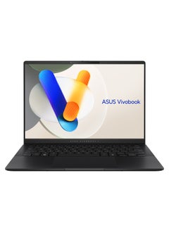 ASUS Vivobook S 14 Laptop With 14-Inch Display, Ultra 7-258V AI NPU Processor/32GB RAM/1TB SSD/Intel UHD Graphics/Windows 11 Home English/Arabic Neutral Black  - Image 1