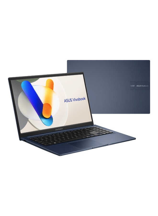ASUS - Vivobook 15 Laptop With 15.6-Inch Display, Core i7-1355U Processor/16GB RAM/512GB SSD/Intel UHD Graphics/Windows 11 Home English/Arabic Quiet Blue - Image 1