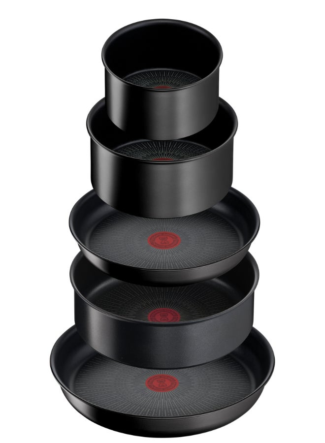 TEFAL Ingenio Unlimited On | 13-Piece Cookware Set | Stackable | Non-stick Coating | Removable Handle | Induction | Made in France | 2 Years Warranty | L3959343 Black - Image 2