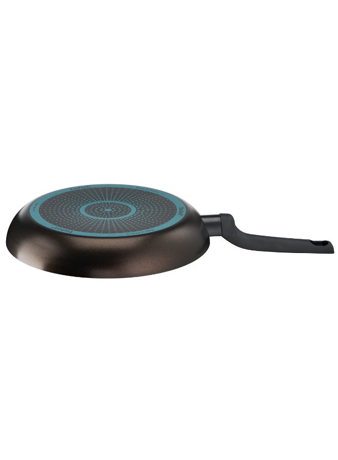TEFAL EASY COOK AND CLEAN | Frypan 20 cm | easy clean | non stick coating | thermo signal™ | heat indicator | diffusion base | healthy | safe cookware | Made in France | 2 Years Warranty | B5540202 Black - Black Coffee Ultra - Image 4