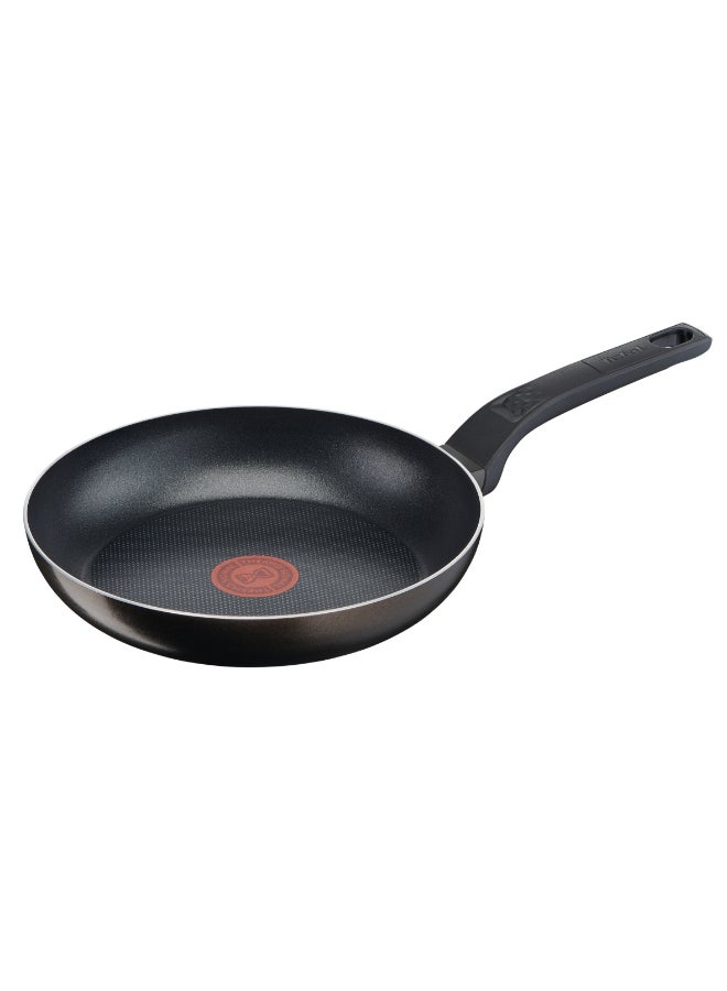 TEFAL EASY COOK AND CLEAN | Frypan 20 cm | easy clean | non stick coating | thermo signal™ | heat indicator | diffusion base | healthy | safe cookware | Made in France | 2 Years Warranty | B5540202 Black - Black Coffee Ultra - Image 1