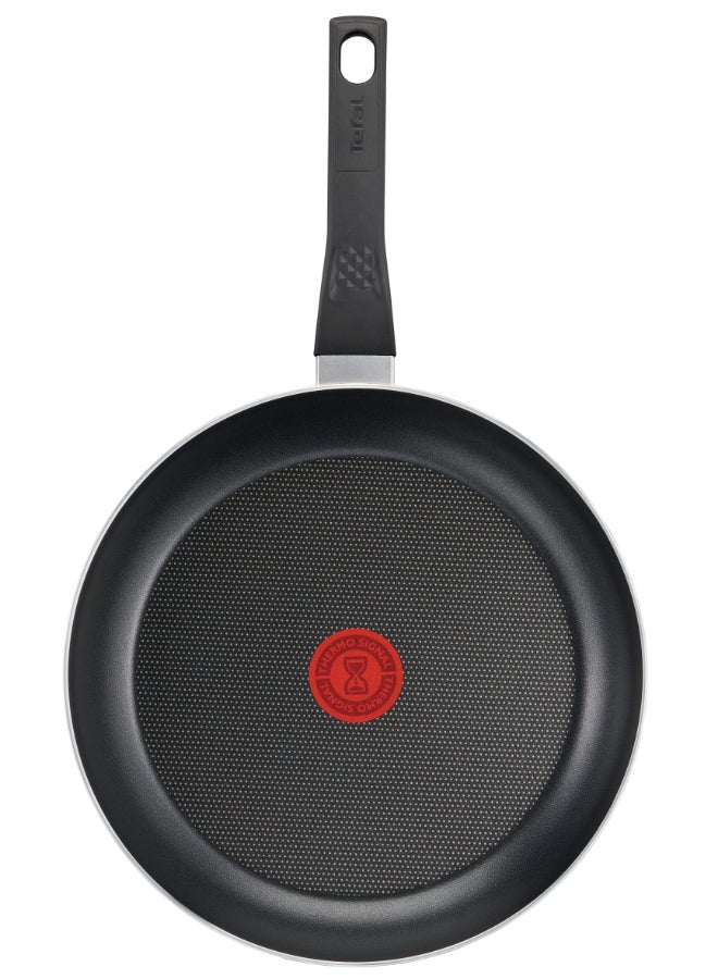 TEFAL EASY COOK AND CLEAN | Frypan 20 cm | easy clean | non stick coating | thermo signal™ | heat indicator | diffusion base | healthy | safe cookware | Made in France | 2 Years Warranty | B5540202 Black - Black Coffee Ultra - Image 3