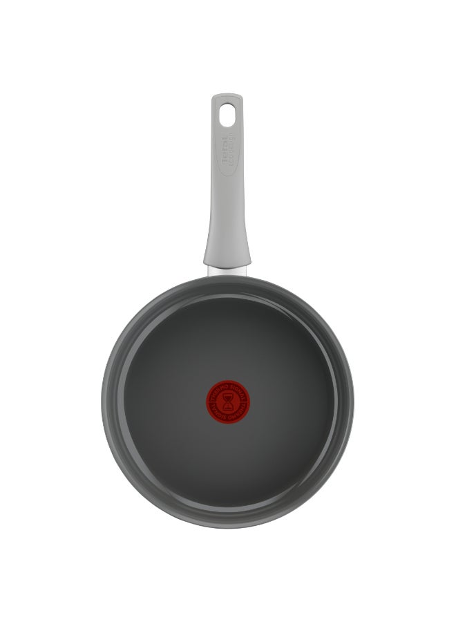 تيفال رينو، أون | قدر ساوتيه 24 سم | طلاء غير لاصق سيراميكي | هيكل من الألمنيوم المعاد تدويره 100% | طهي صحي | إشارة حرارية™ | صنع في فرنسا | ضمان 2 سنوات | C4273232 - Image 2