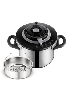 TEFAL Clipso+ CHEF 6L | Pressure Cooker | 4 Cooking Programs | Fast Cooking | One-Handed Lid | Made in France | 2 Years Warranty | P4550731 Stainless Steel - pnsku/N70145791V/45/_/1738491553/f014faeb-449b-4f42-b332-adc302440bb3