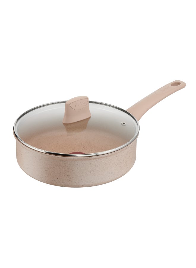 تيفال ديلايت | قدر ساوتيه 24 سم | طلاء غير لاصق | مؤشر حرارة | هيكل من الألمنيوم المعاد تدويره 100% | صنع في فرنسا | ضمان 2 سنوات | G2933202 - Image 1