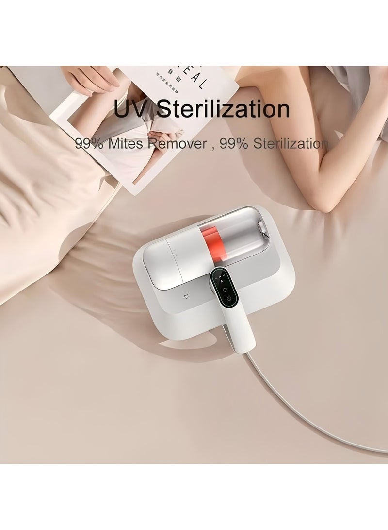 شاومي Dust Mite Vacuum Cleaner Pro 14000Pa Suction UV Sterilisation LED Smart Display Hot Air Drying 0.5 L 400 W B402HW White  - Image 5