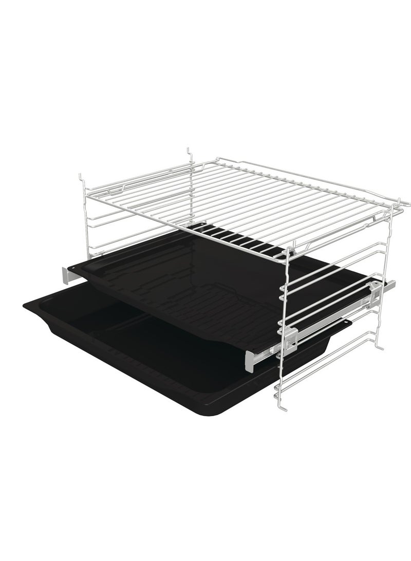 Gorenje Electric Built-in oven 60cm, 77 l, Extra Steam, Air Fry, Meat Probe, BOS6737E13BG BLACK BOS6737E13BG black - Image 4