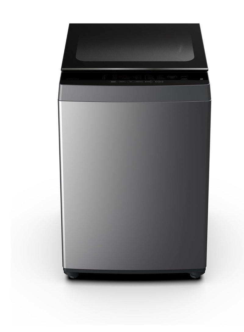 Toshiba - Top Load Washing Machine - 8 KG - 680 RPM - Soft Close Lid - Quick Wash 15 - AW-M801APEG(SG) AW-M801APEG(SG) Silver - Image 1
