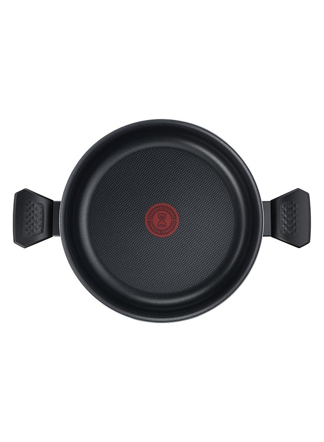 Tefal TEFAL EASY COOK AND CLEAN | Stewpot 24 cm | easy clean | non stick coating | thermo signal | heat indicator | diffusion base | healthy | safe cookware | Made in France | 2 Years Warranty | B5544602 Black Coffee Ultra  - Image 3