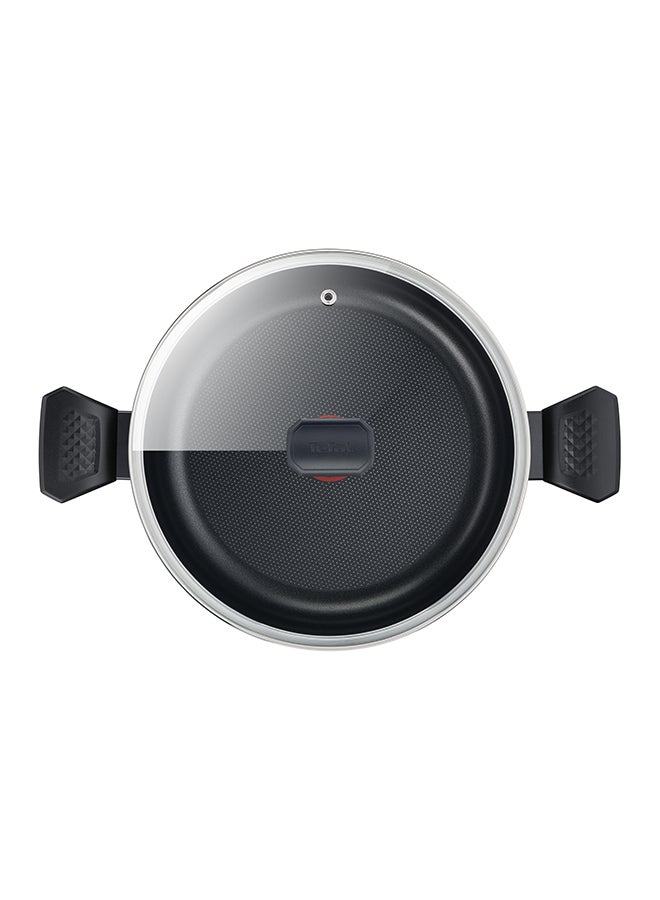 Tefal TEFAL EASY COOK AND CLEAN | Stewpot 24 cm | easy clean | non stick coating | thermo signal | heat indicator | diffusion base | healthy | safe cookware | Made in France | 2 Years Warranty | B5544602 Black Coffee Ultra  - Image 2