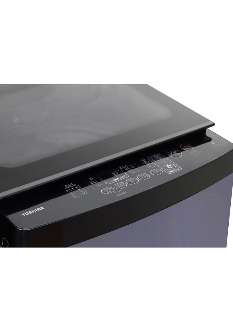 Toshiba Top Load Washing Machine 9 KG 680 RPM Soft Close Lid AW-J900DUPEG(MK) AW-J900DUPEG(MK) Morandi Grey  - Image 4
