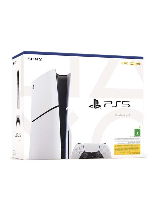 سوني PlayStation 5 Slim Disc Console (KSA Version) With Extra Dualsense Wireless Controller - White And Razer Kaira X Headset  - Image 3
