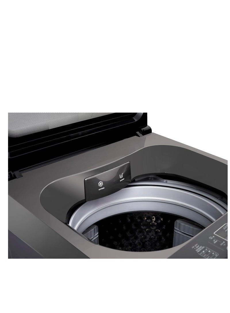 Toshiba - TOSHIBA Top Loading Washing Machine - 15 KG - Steam-Heater - DDM Inverter motor - Morandi Grey - AW-DUHN1600LUPEG(MK) AW-DUHN1600LUPEG(MK) Morandi Grey - Image 1