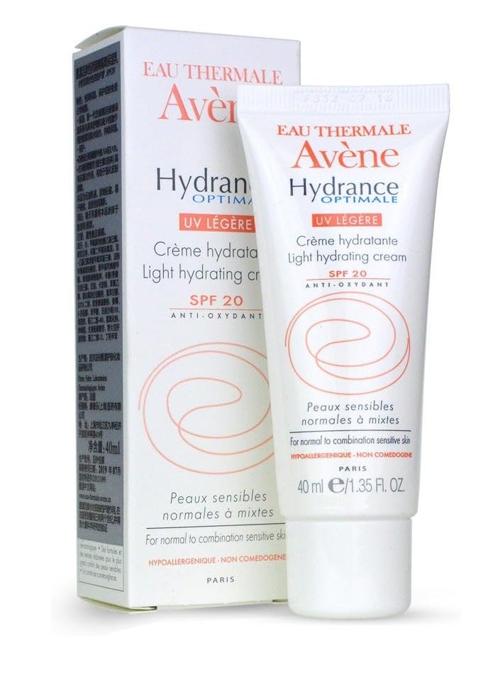 Avene Optimal Light Moisturizing Cream with UV Protection - 40ml - Image 1