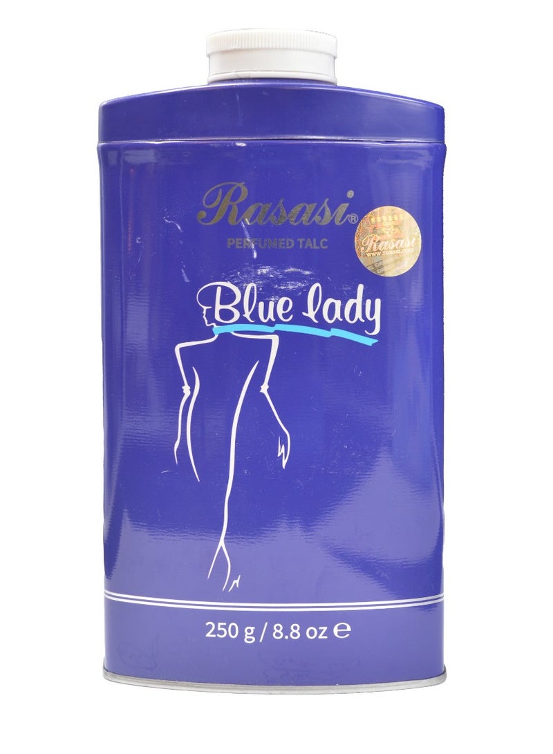 Rasasi Blue Lady Perfumed Talcum Powder for Women 250grams 