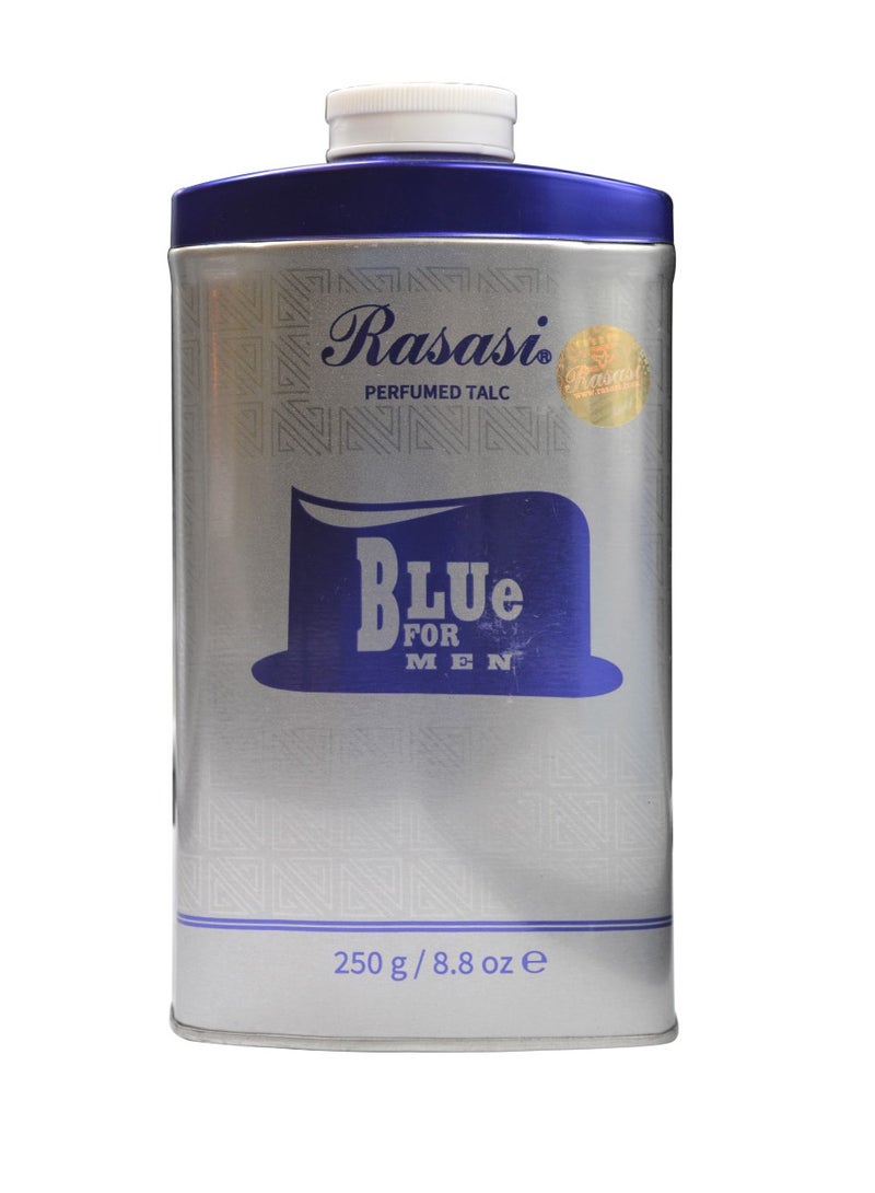 رصاصي Blue For Men Perfumed Talcum Powder 250grams