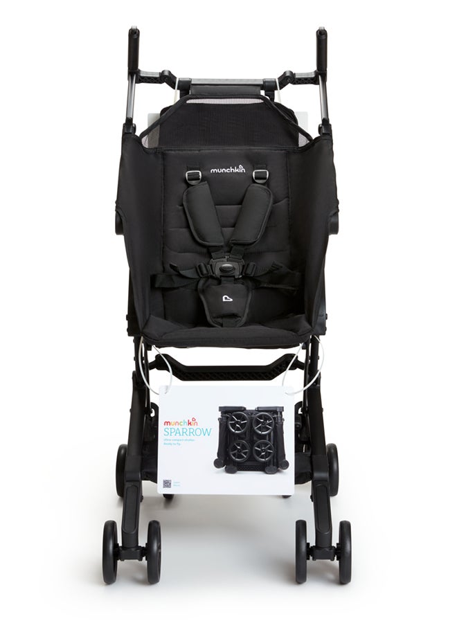 Munchkin Sparrow Ultra Compact Lightweight Easy Fold Stroller Black  - Image 4
