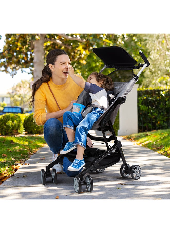 مونشكين - Sparrow Ultra Compact Lightweight Easy Fold Stroller Black - Image 1