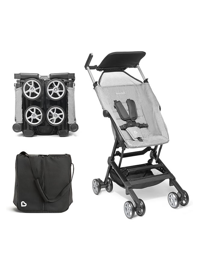مونشكين Sparrow Ultra Compact Lightweight Easy Fold Stroller Grey  - Image 1