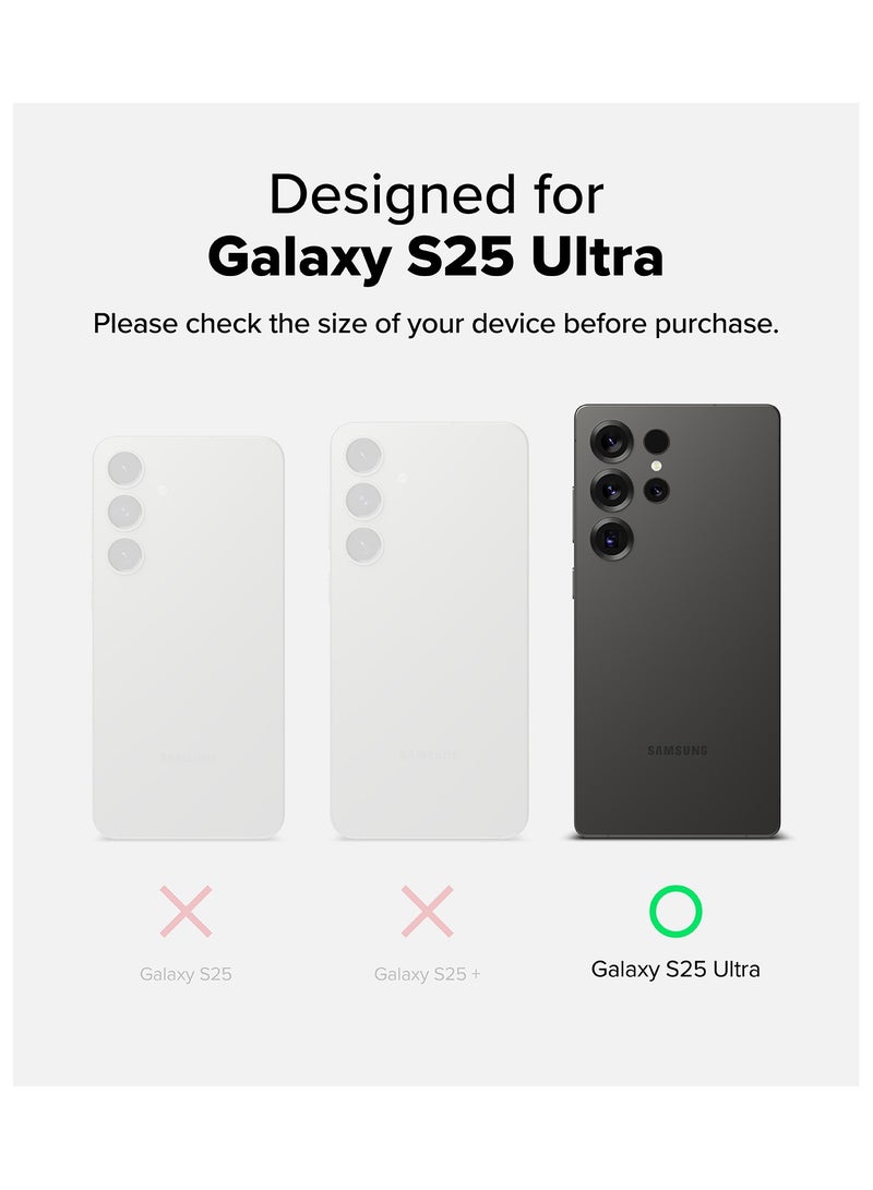 Ringke Fusion Magnetic Case For Samsung Galaxy S25 Ultra 2025 Transparent PC Hard Back Shockproof Soft TPU Bumper Phone Cover - Clear - Image 2