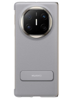 HUAWEI For Huawei Mate X6 Rotating Bracket Luxury Business Plating Leather Case for Huawei MateX6 Screen Protection Phone Cover Grey  - Image 2