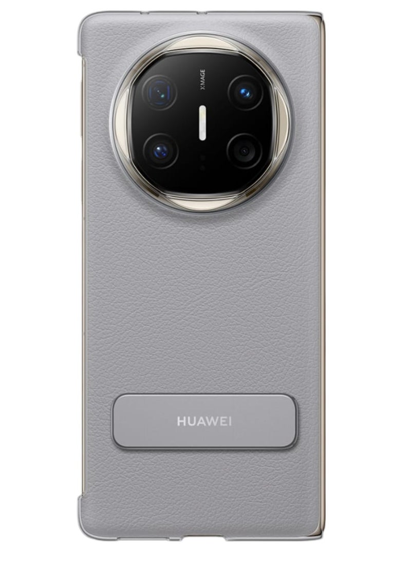 HUAWEI For Huawei Mate X6 Rotating Bracket Luxury Business Plating Leather Case for Huawei MateX6 Screen Protection Phone Cover Grey  - Image 2