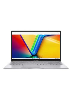 أسوس Vivobook X1504ZA - NJ185 Laptop With 15.6-Inch FHD Display, Core i7-1255U Processor/16GB RAM/512GB SSD/Intel UHD Graphics/Windows 11 English Silver (Upgraded Version)  - Image 1