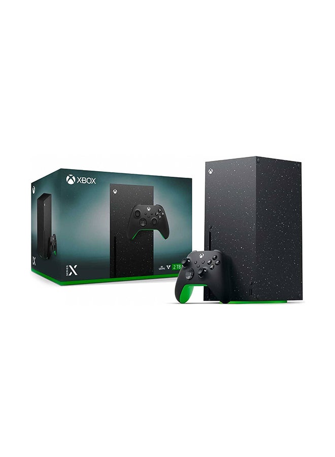 XBOX - Xbox Series X Galaxy Black Special Edition 2TB SSD USA Console, 8X Cores CPU, 12 TFLOPS GPU, 16GB RAM, Supports USB 3.1 external HDD, True 4K Resolution, Black - Image 1