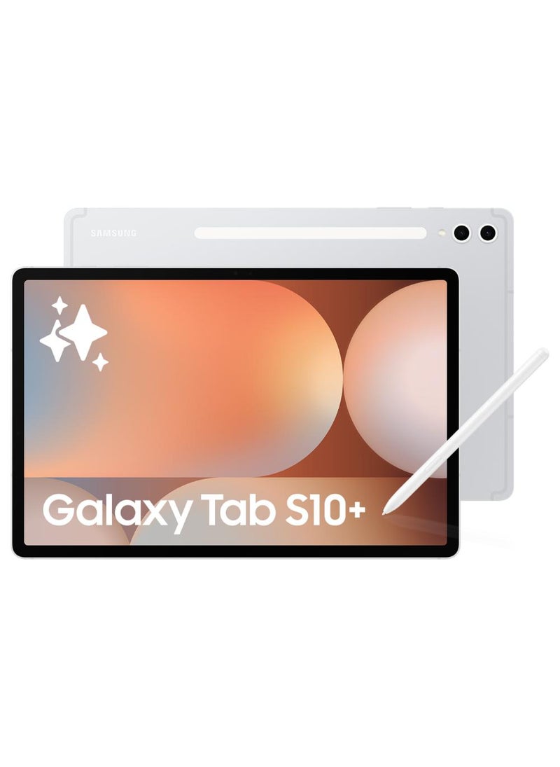سامسونج Galaxy Tab S10 Plus Platinum Silver 12GB RAM 256GB 5G - International Version - Image 1