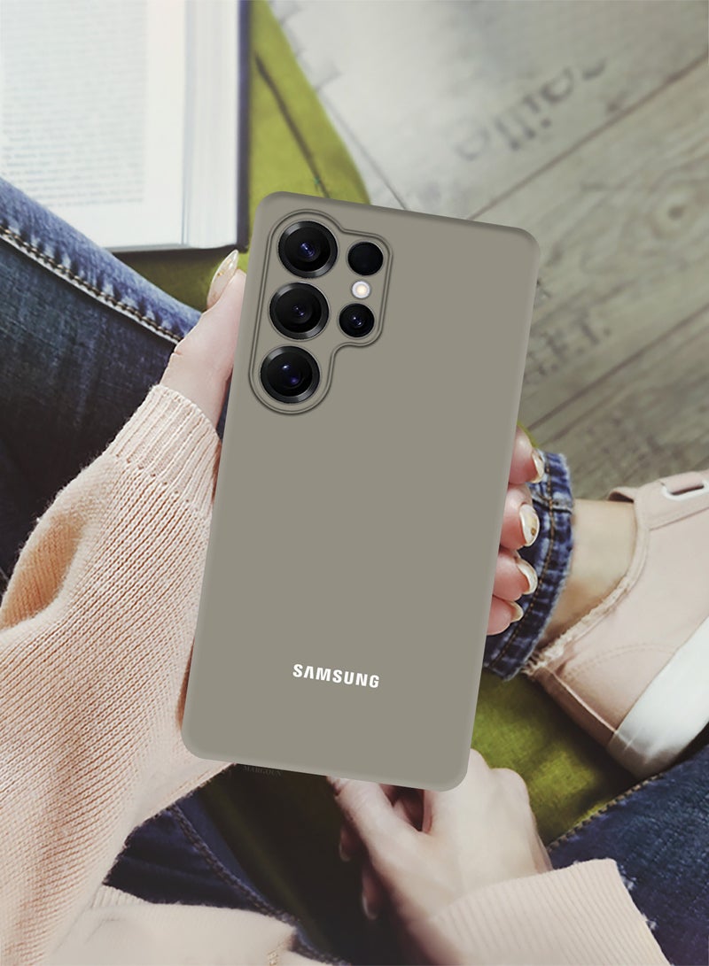 MARGOUN (for Samsung Galaxy S25 Ultra) 2Packs, Case Cover Ultra-Durable Soft Silicone Protective with Precise Cutouts and Anti-Slip Grip with Privacy Screen Protector -Titanium Grey Titanium Grey - Image 2