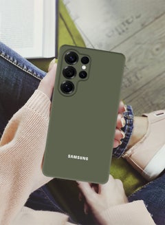 (for Samsung Galaxy S25 Ultra) Case Cover Ultra-Durable Soft Silicone Protective with Precise Cutouts and Anti-Slip Grip Olive Green - pnsku/N70145997V/45/_/1737809251/fc8881d0-b138-4188-a49f-6972a7fc6d70