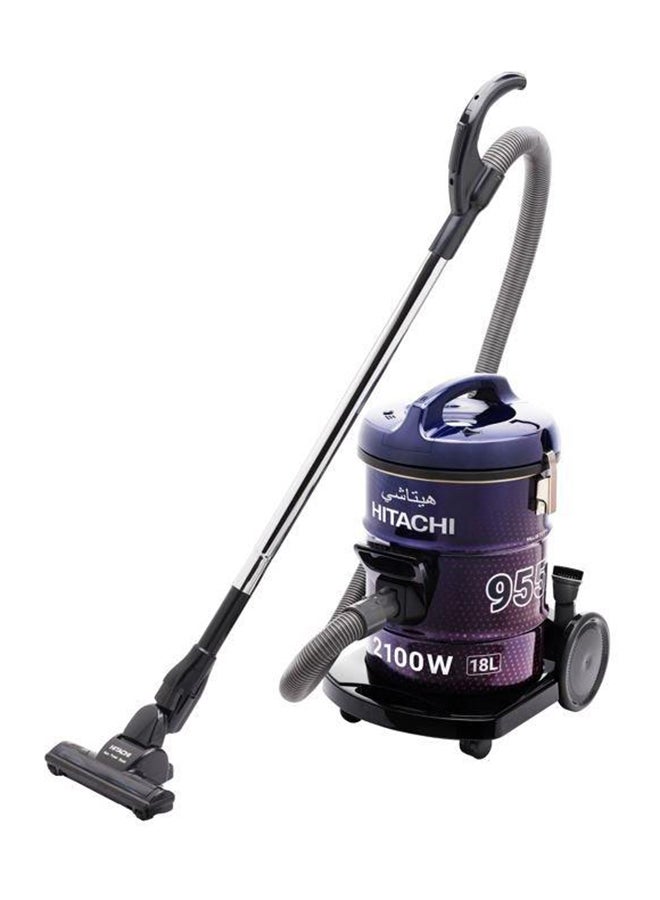 هيتاشي Dry Vacuum cleaner 18 L 2100 W CV-955NBLGSA Blue  - Image 1