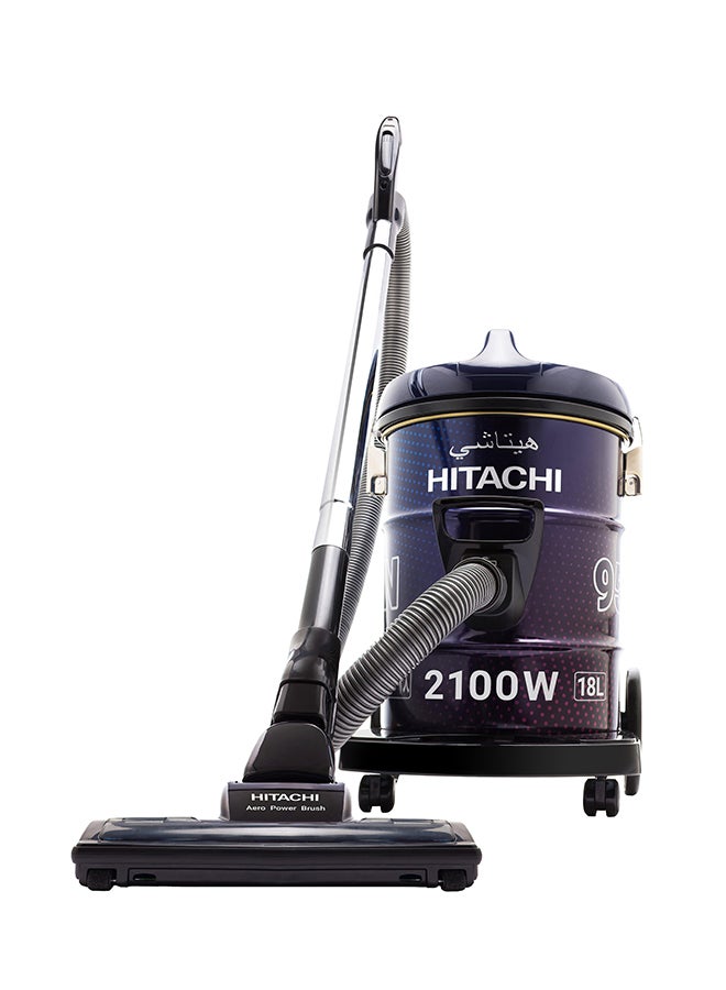 هيتاشي Dry Vacuum cleaner 18 L 2100 W CV-955NBLGSA Blue  - Image 3