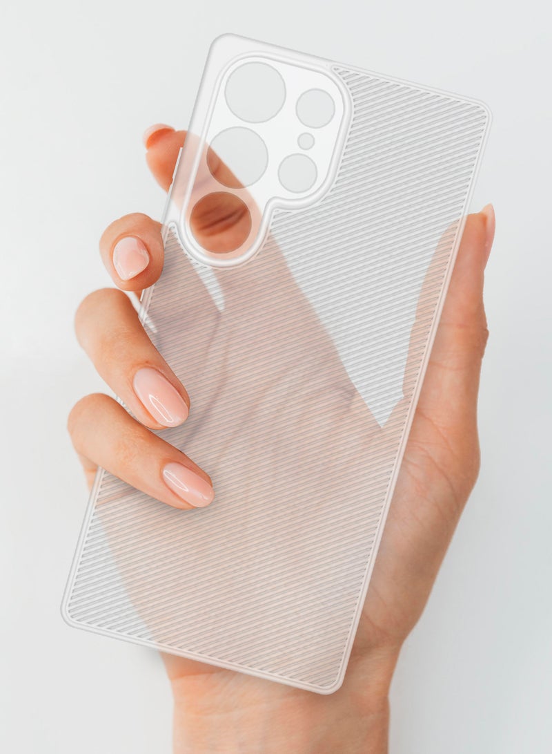 MARGOUN ( for Galaxy S25 Ultra ) 3Packs, Case Air Skin Line Design Back Cover Sturdy Durable Ultra-Thin Case Drop Protection Cover Clear with 2 Shock Proof Screen Protectors White-3 - Image 2