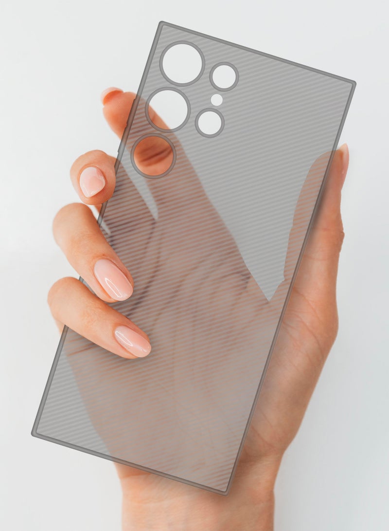 MARGOUN ( for Galaxy S24 Ultra ) 3Packs, Case Air Skin Line Design Back Cover Sturdy Durable Ultra-Thin Case Drop Protection Cover Clear with 2 Shock Proof Screen Protectors Black - Image 2