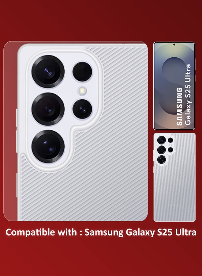 MARGOUN ( for Galaxy S25 Ultra ) Case Air Skin Line Design Back Cover Sturdy Durable Ultra-Thin Case Drop Protection Cover Clear Black - Image 4