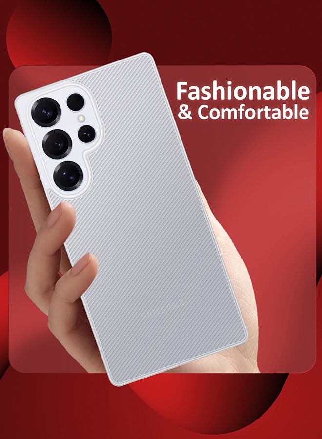 MARGOUN ( for Galaxy S25 Ultra ) Case Air Skin Line Design Back Cover Sturdy Durable Ultra-Thin Case Drop Protection Cover Clear Black - Image 3