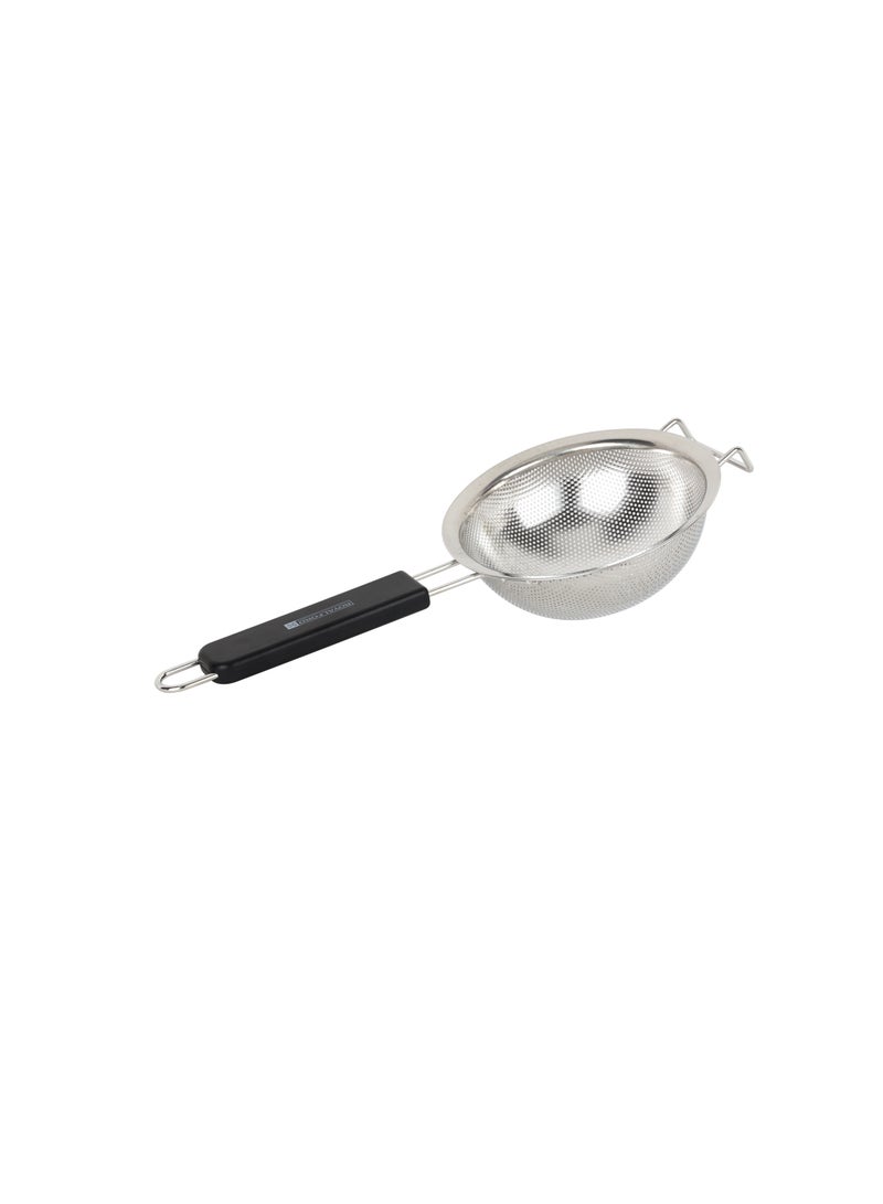 Royalford - Royalford Strainer with PP Handle- RF12661/ 25 cm, Stainless Steel Extra Fine Mesh and Rim, Multi-Purpose Multicolor - Image 1