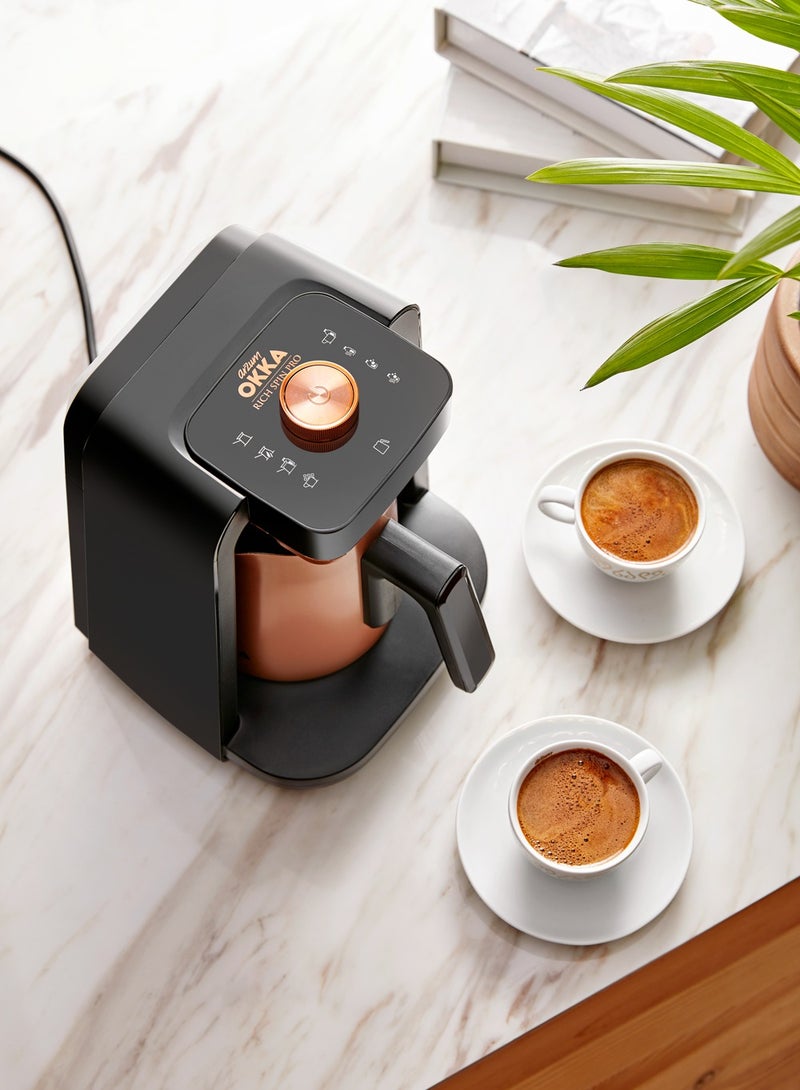 أرزوم آلة قهوة الحليب التركية أوكا ريتش سبين برو OK0026 نحاسي - Image 4