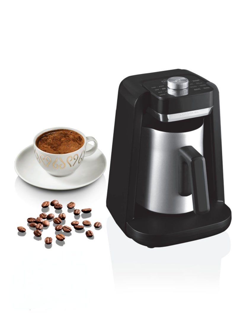 أرزوم Okka Rich Turkish Milk Coffee Machine Spin Pro OK0026-K Chrome 950 ml 700 W OK0026-K Silver  - Image 1
