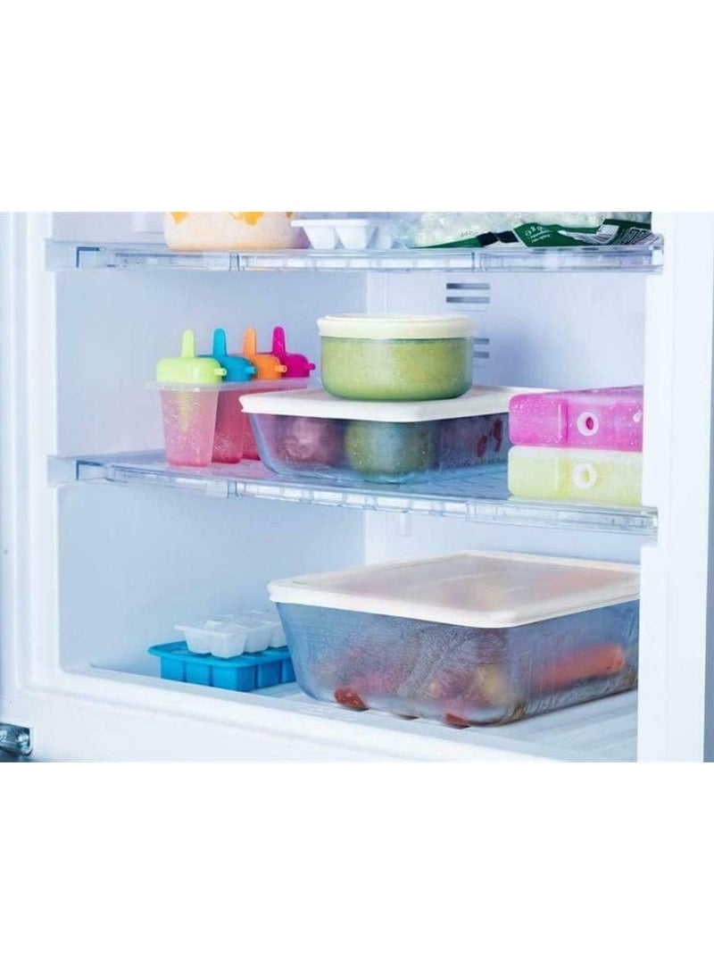 Pyrex Cook & Freeze Square Glass Dish with Plastic Lid (0.8L) – Oven, Microwave, Freezer & Dishwasher Safe - Image 4