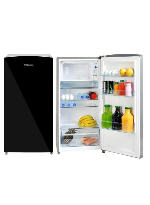 Super General Refrigerator SGR186 Black + Bottom Loading Water Dispenser SGR186+SGL2020BM Black