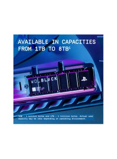 WD WD_BLACK 8TB SN850P NVMe M.2 SSD Officially Licensed Storage Expansion for PS5 Consoles, Up to 7200MB/s, with Heatsink - WDBBYV0080BNC-WRSN 8 TB  - Image 5