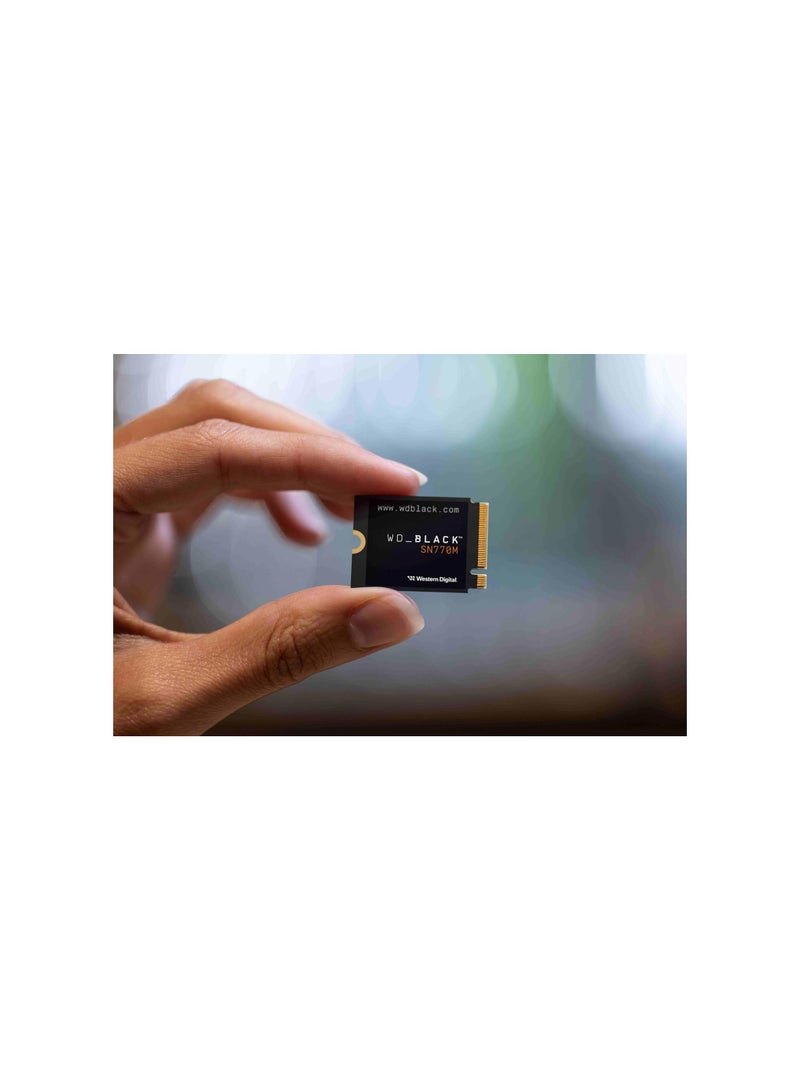 WD WD_BLACK SN770M 500GB M.2 2230 NVMe SSD, For Handheld Gaming Devices and compatible laptops. With PCIe Gen 4.0, Speeds up to 5150 MB/s TLC 3D NAND Great for Asus ROG Ally, Steam Deck Microsoft Surface 500 GB - Image 3