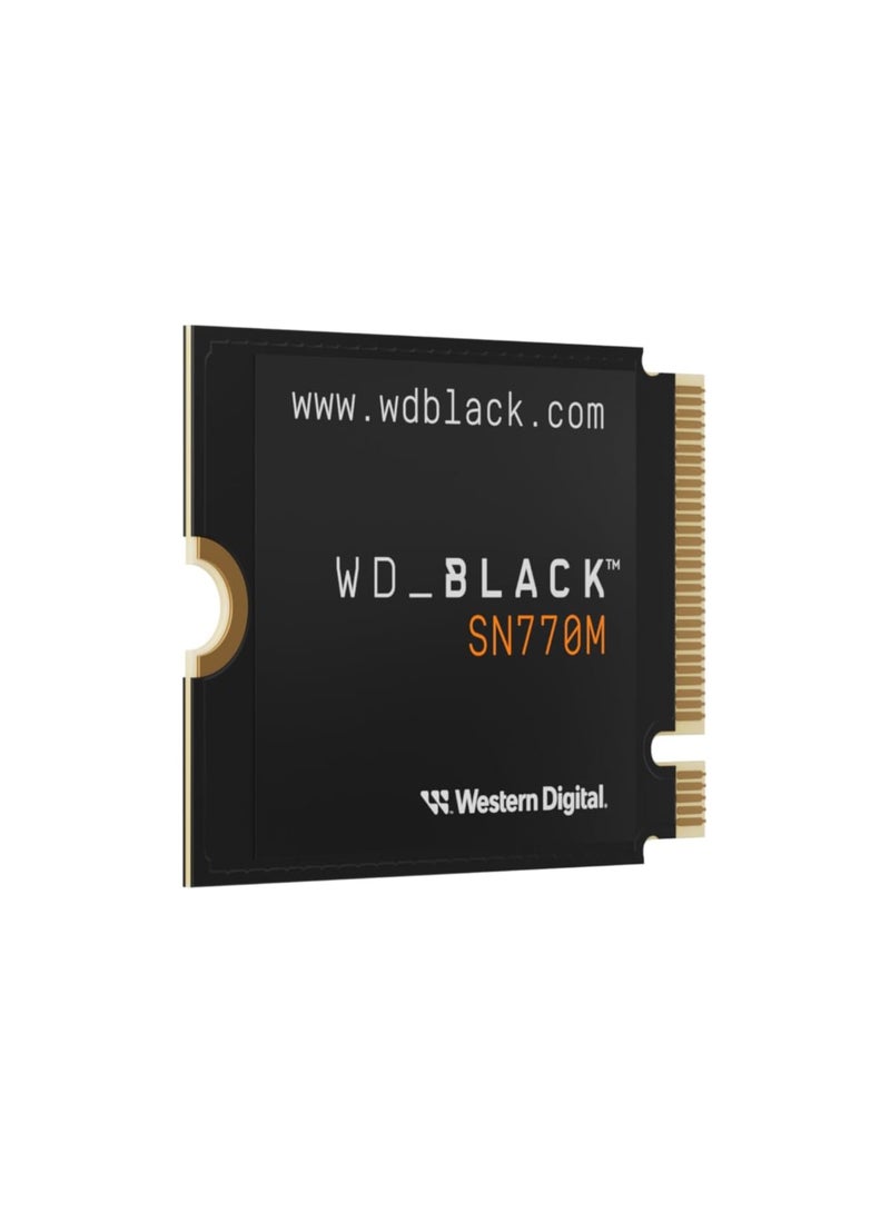 WD WD_BLACK SN770M 500GB M.2 2230 NVMe SSD, For Handheld Gaming Devices and compatible laptops. With PCIe Gen 4.0, Speeds up to 5150 MB/s TLC 3D NAND Great for Asus ROG Ally, Steam Deck Microsoft Surface 500 GB - Image 2