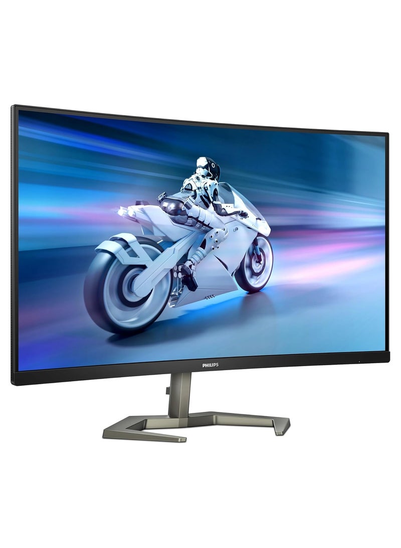 Philips 32"Inch Momentum Curved Gaming Monitor 5000 (1080x1920) FHD, 240Hz Refresh Rate, Upto 1ms Response Time, HDMI 2.0 x 2, DisplayPort 1.4 x 1, VA LCD Panel - ‎32M1C5200W/00 | Grey - Image 1