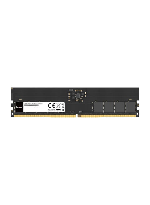UDIMM 16GB DDR5 RAM 5600MHz 288-Pin DDR5 UDIMM Computer RAM, High Performance UDIMM Memory for PC Memory 1.1V CL46-45-45-90 (LD5U16G56C46ST-BGS) Black